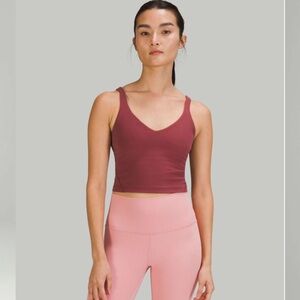 NWOT Lululemon Align Tank Top Mulled Wine Size 12
